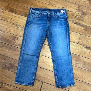 Silver britt Jean Capris